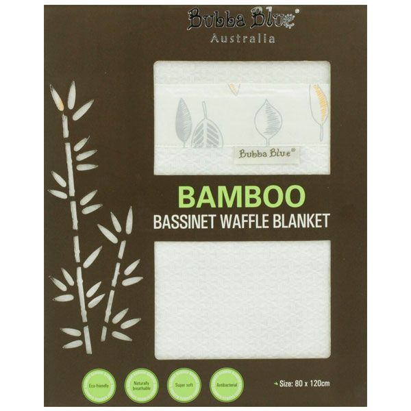 Bubba Blue Bamboo Leaf Bassinet Waffle B