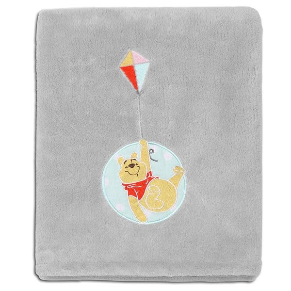 Disney Baby Pooh Fly A Kite Blanket
