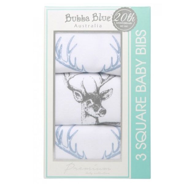 Bubba Blue Deer Bib Gift Box 3pk
