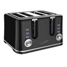 Nero Rectangular Toaster 4 Slice 1800W B