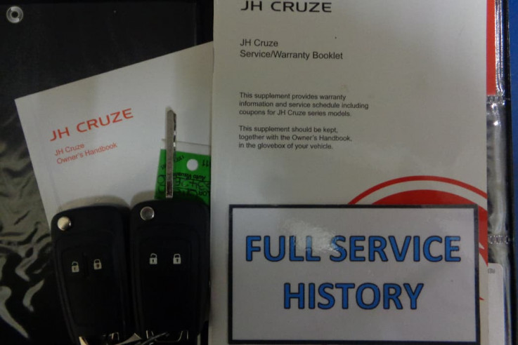 2012 Holden Cruze CD JH Series II Manual