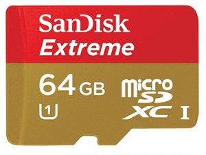 SanDisk 64GB Extreme microSD UHS-I Card 