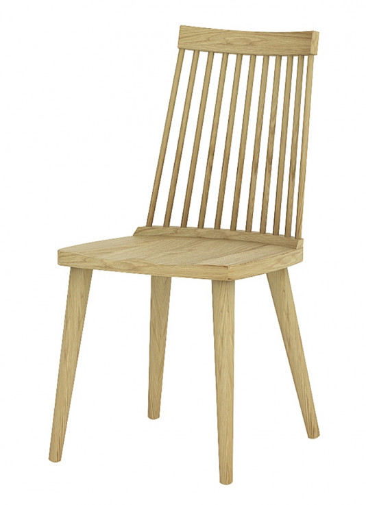 ILVA CHAIR SPINDLE BACK TIMBER (NATURAL)