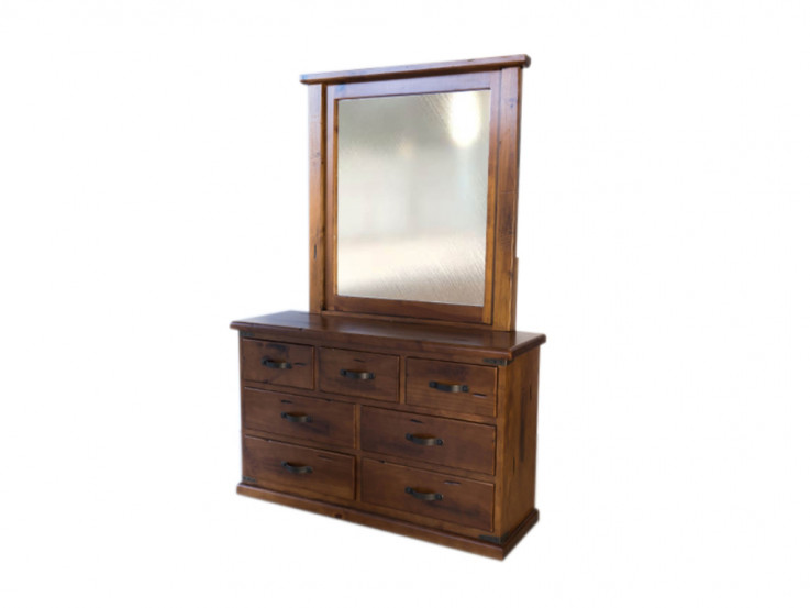 SQUATTER DRESSING TABLE + MIRROR