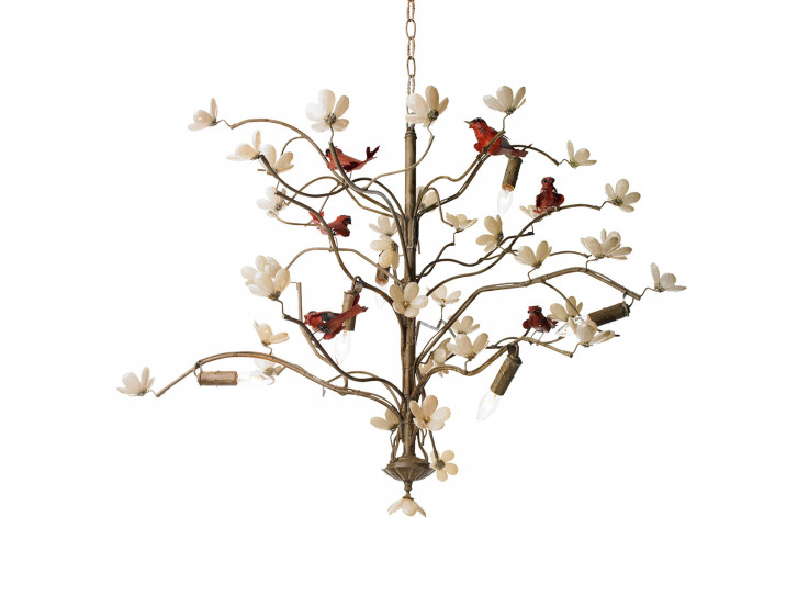 Bird & blossom Chandelier