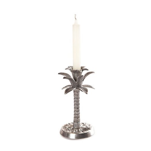 ANTIQUE PALM CANDLE HOLDER