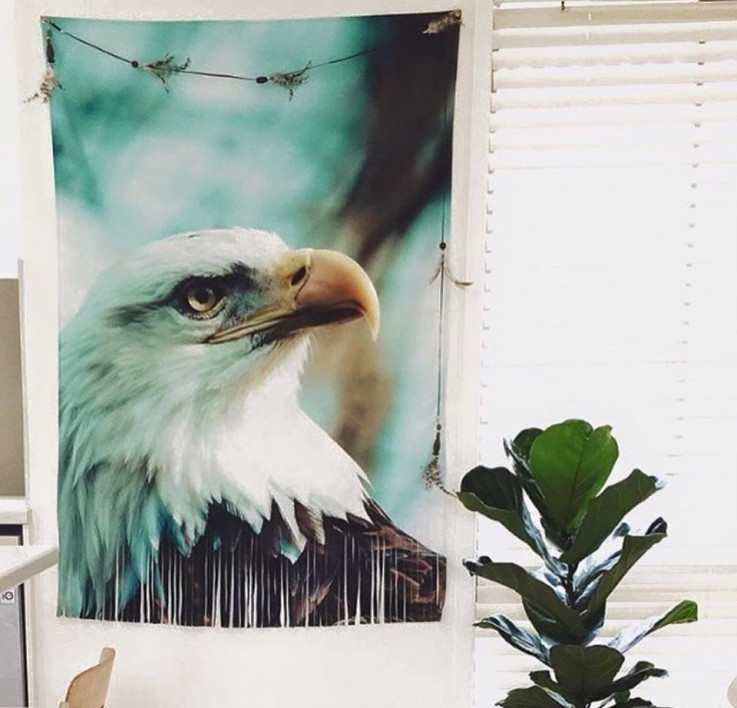 Printed Eagle Wall Hanging