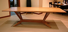 Bar Leg Table 2600 x 1200mm Solid Americ
