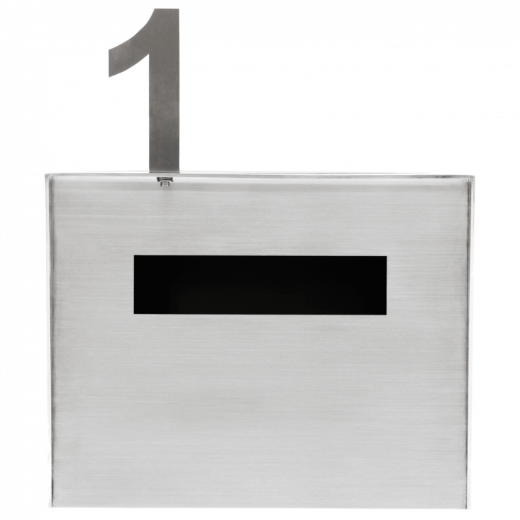 Numbers & Letters Stainless Steel Slot M