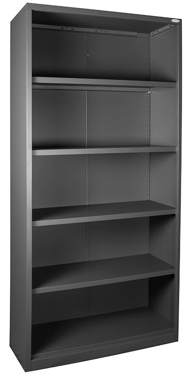 Steelco Graphite Metal Bookcase 2000mm H