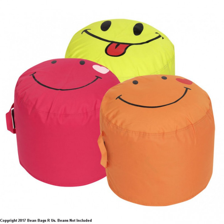 Smiley Emoji Poufs