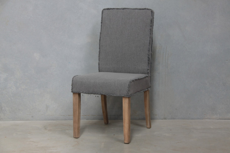 Hudson Grey Fabric Dining Chair