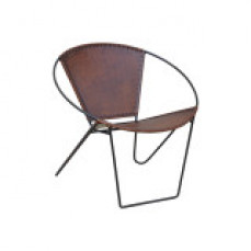 Cargo Leather Hoop Chair