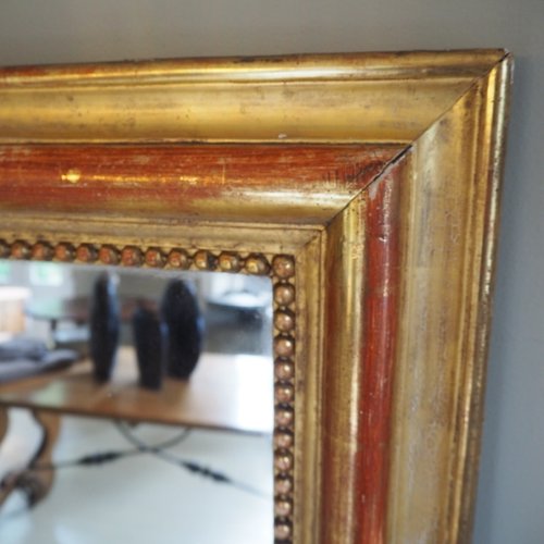 Rectangular Gold Gilt Mirror