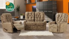 NORFOLK Fabric 2 Seater Recliner Suite A