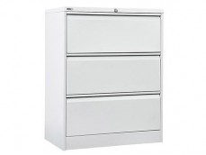 GO STEEL LATERAL FILING CABINET 3 DRAWER