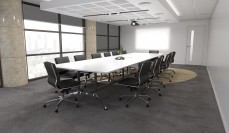 MODULUS BOARDROOM TABLES WITH TWIN POST