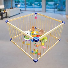 Wooden Square Playpen | Child Toddler Pl