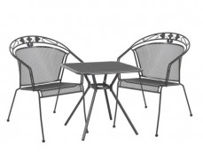 Tavio 70cm Table With Elegance Chairs - 