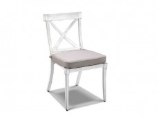 Valencia White Wash Outdoor Dining Chair