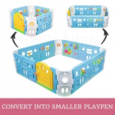 Baby Playpen with Gate and Activities 1.