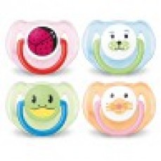 Avent Animal 2PK Soothers BPA Free