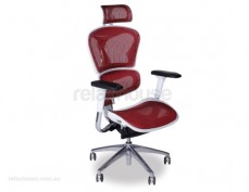 Vytas Red/White Office Chair 