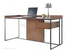 Liam Computer Office Desk in Walnut