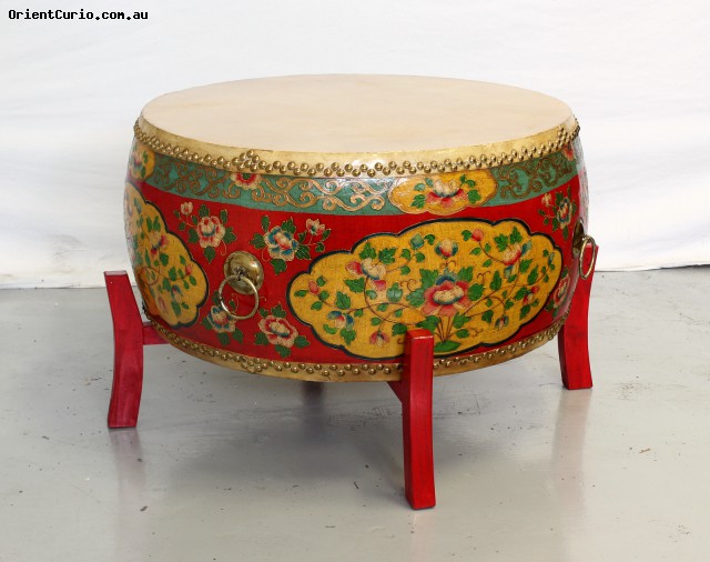 Chinese Style Lacquer Painted Double Sid