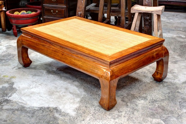 Wooden Chinese Opium Style Coffee Table 