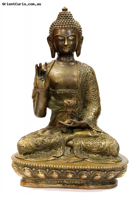 Brass Buddha Figur