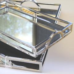 ARCH MIRRORED RECTANGLE TRAY - SMALL OR 