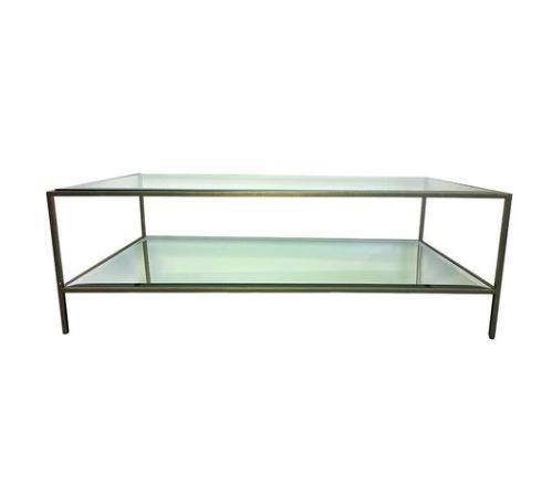 GLASS & GOLD COFFEE TABLE MARIANNE