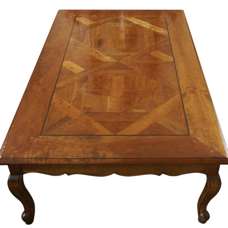 FRENCH PROVINCIAL COFFEE TABLE WITH EBON