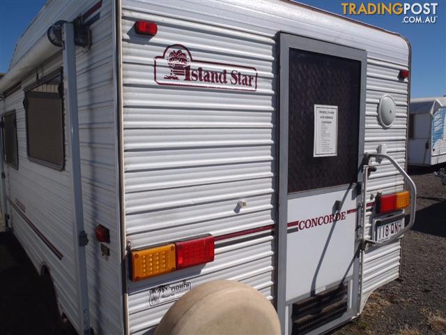 1990 ISLAND STAR CONCORDE CARAVAN ATM: 1