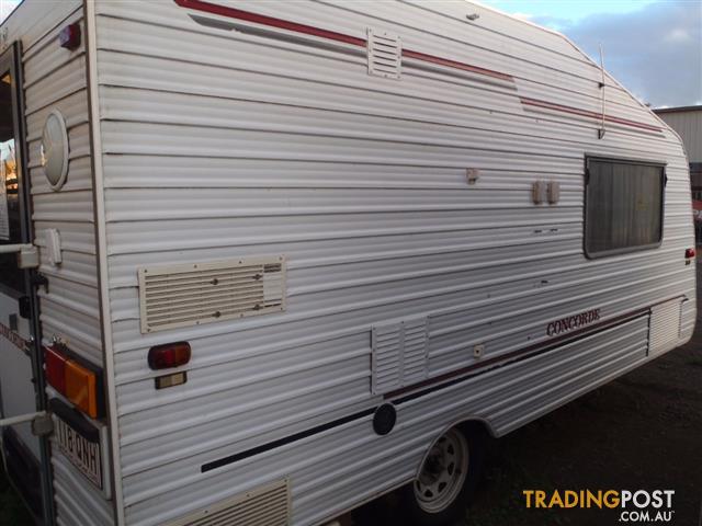 1990 ISLAND STAR CONCORDE CARAVAN ATM: 1