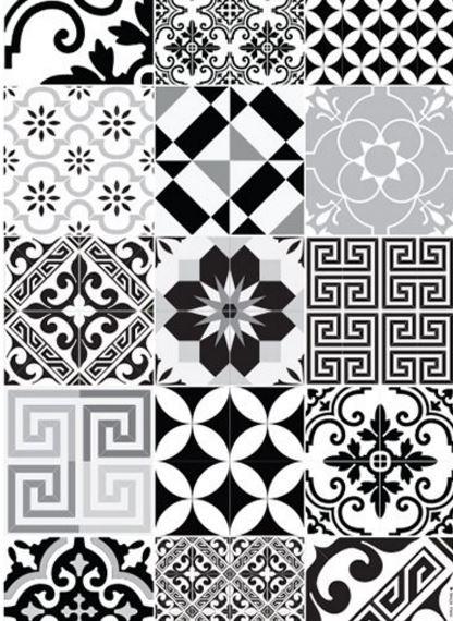 THE ECLECTIC BLACK & WHITE FLOOR MATS