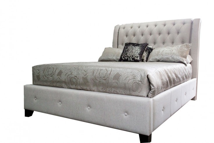 Upholstered Paris bed