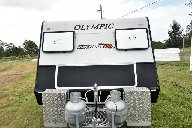 2015 OLYMPIC KINGFISHER CARAVAN 2 AXLE E