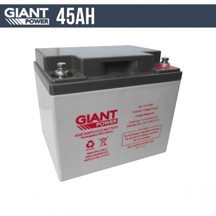 45AH 12V GelType Deep Cycle Battery