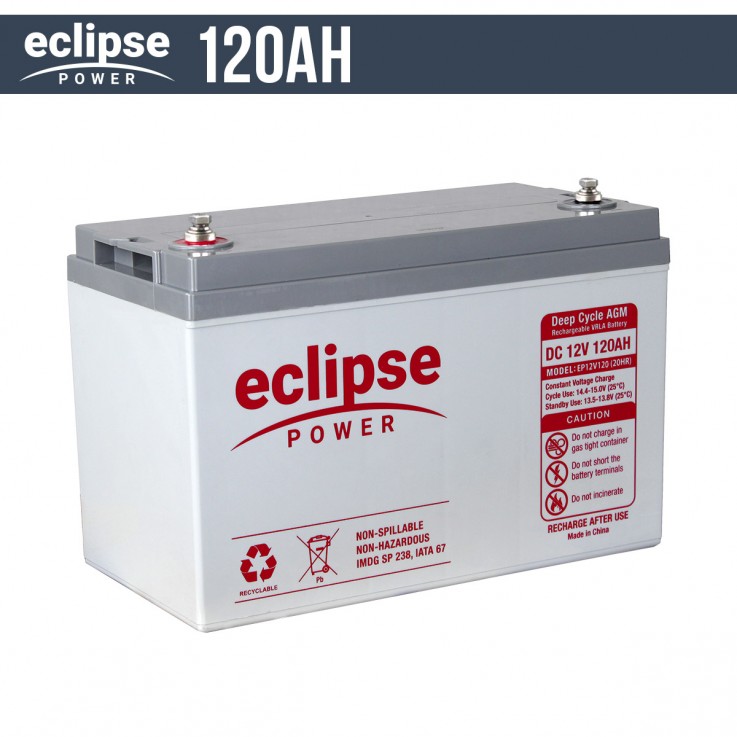 120AH 12V Eclipse AGM Deep Cycle Battery