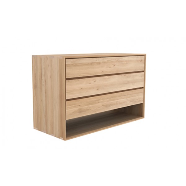 Oak Nordic Chest of 3 drawers
