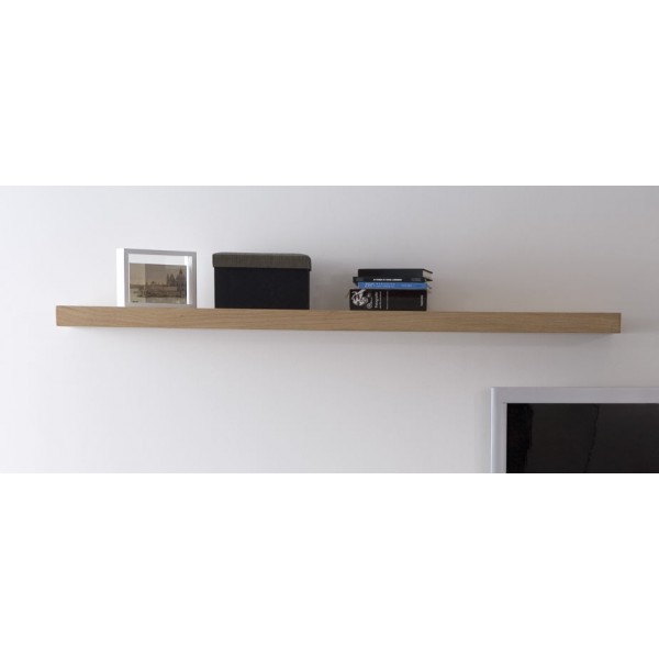 Oak wall shelf 140x22x5