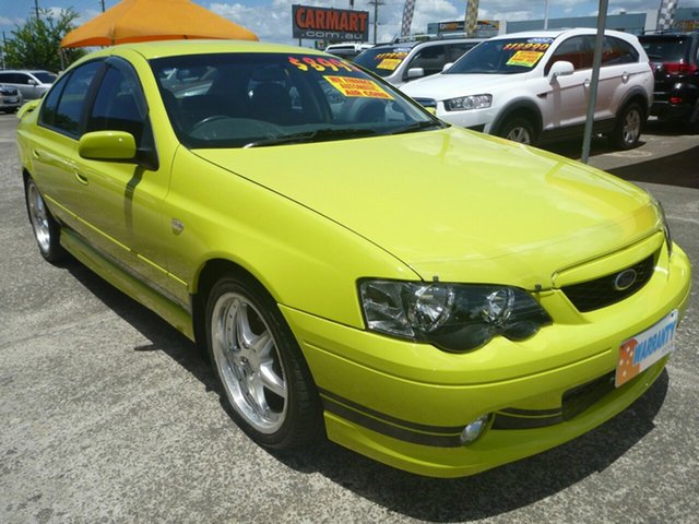 2003 Ford Falcon BA XR6 Yellow 4 Speed A
