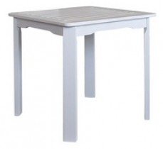 BALCONY TABLE - Square 75x75cm - White