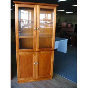 Bookcase with doors