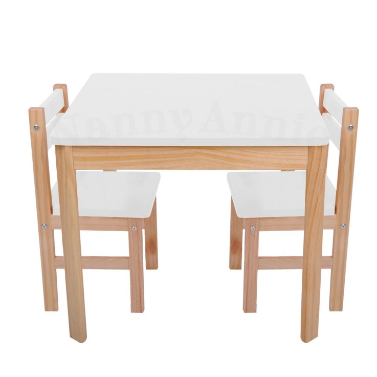 Nu Elwood Square Table & 2 Chairs Set - 