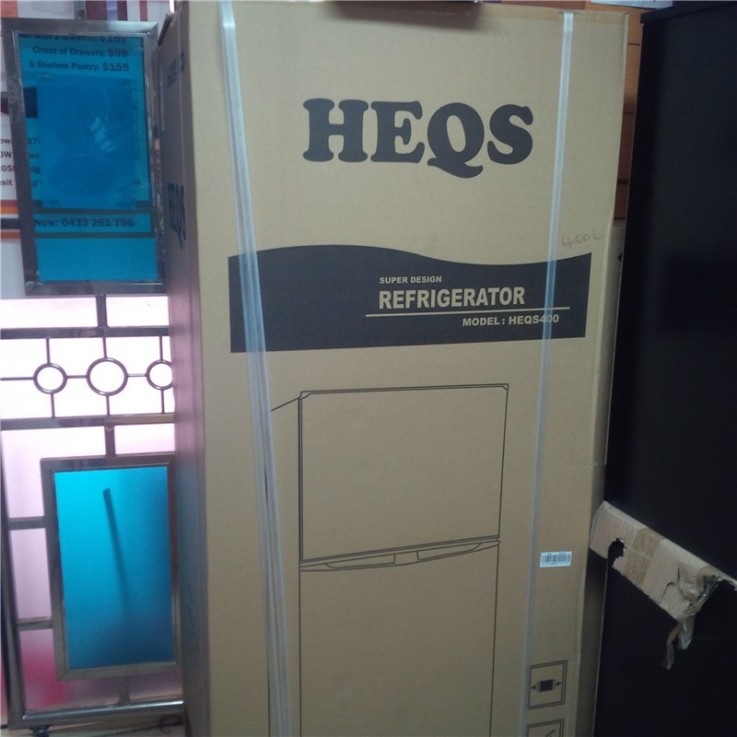 HEQS 400L FRIDGE FREEZER (HEQS400) - (WH