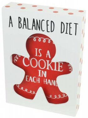 A Balanced Diet Sign