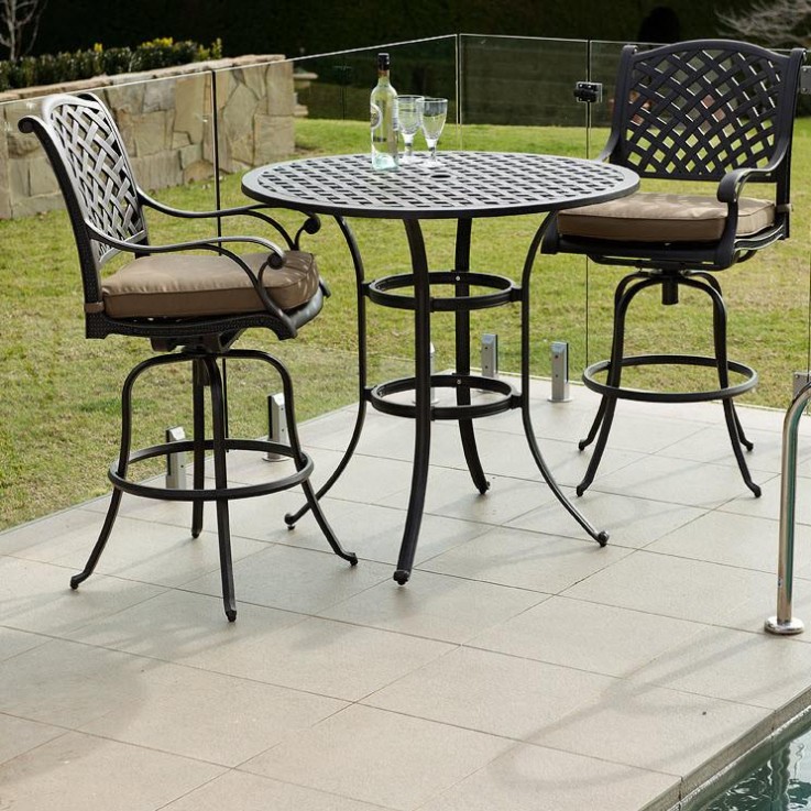 Melton Craft 3 Piece Nassau Bar Setting